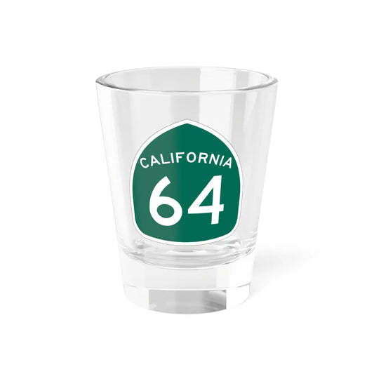 California 64 (California) (Road Sign) Shot Glass 1.5oz 1.5oz - Go Mug Yourself