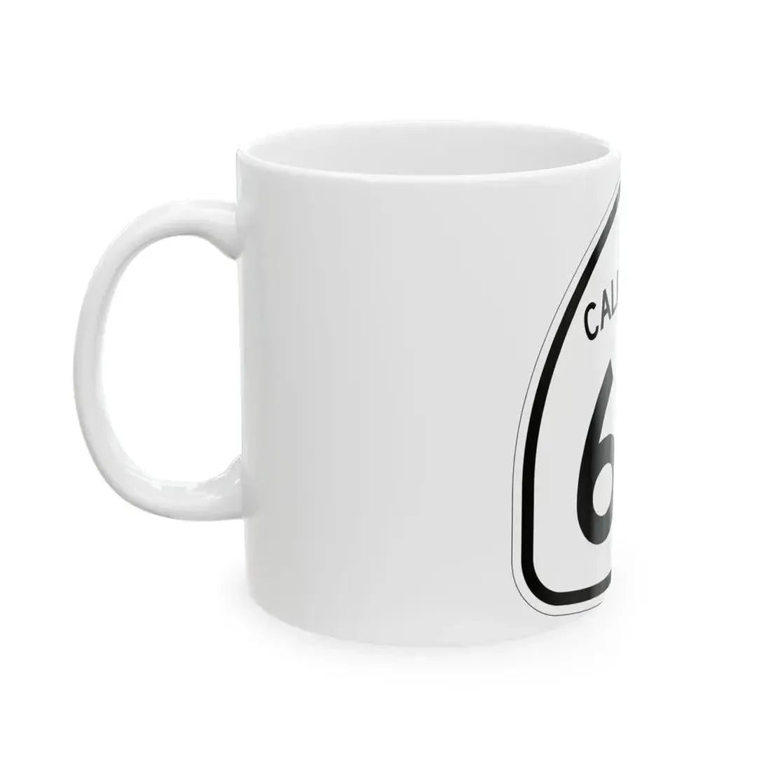 California 67 1957 (California) (Road Sign) White Coffee Mug - Go Mug Yourself