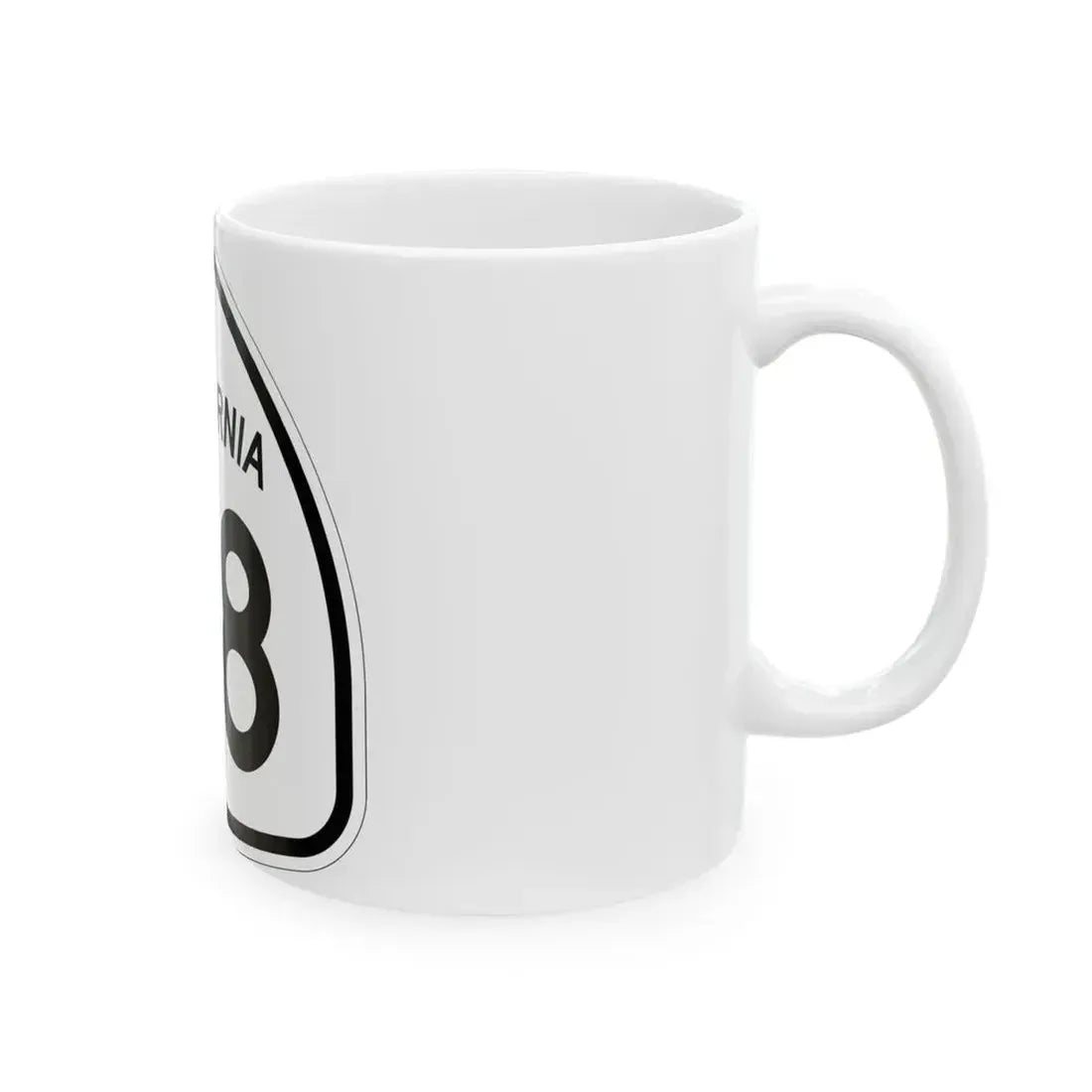 California 68 1957 (California) (Road Sign) White Coffee Mug - Go Mug Yourself