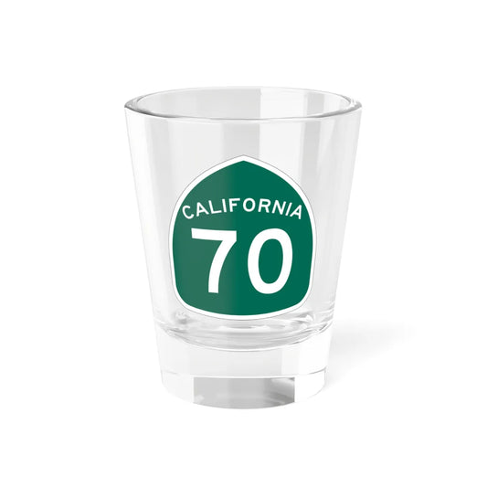 California 70 (California) (Road Sign) Shot Glass 1.5oz 1.5oz - Go Mug Yourself