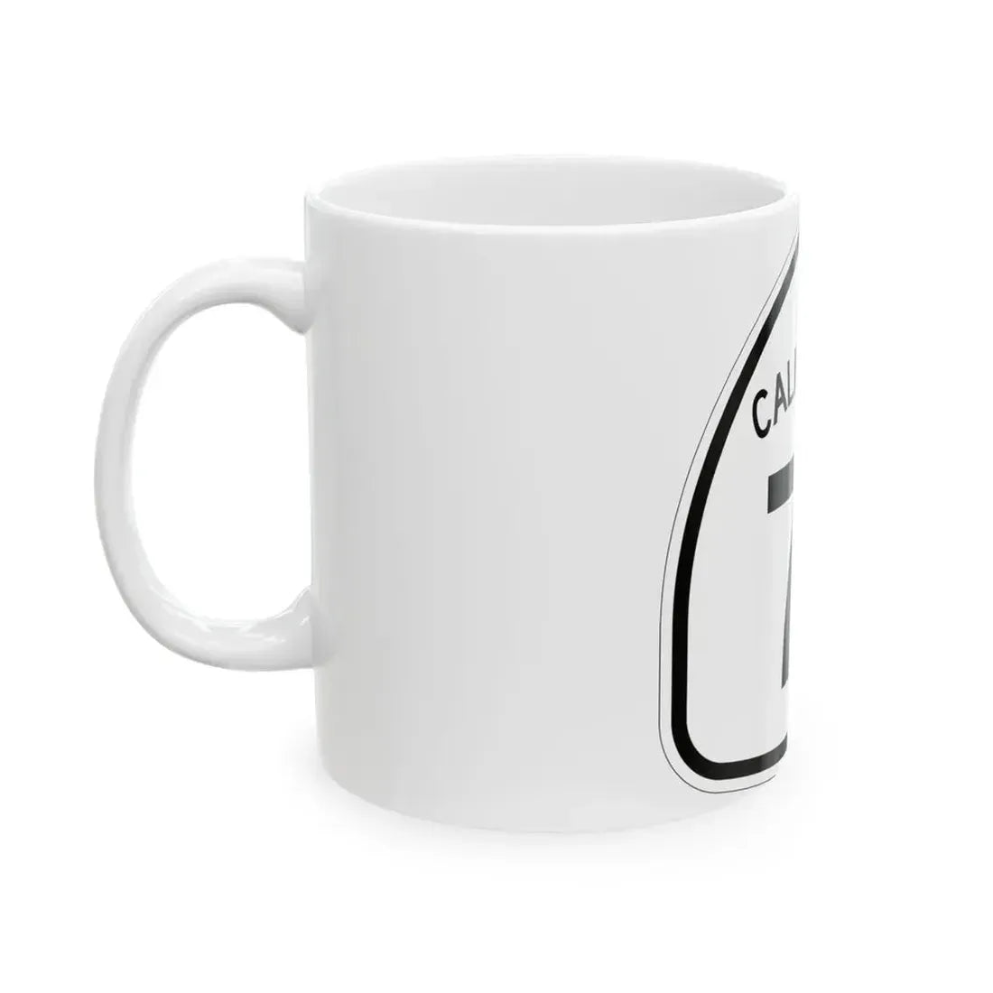 California 71 1957 (California) (Road Sign) White Coffee Mug - Go Mug Yourself
