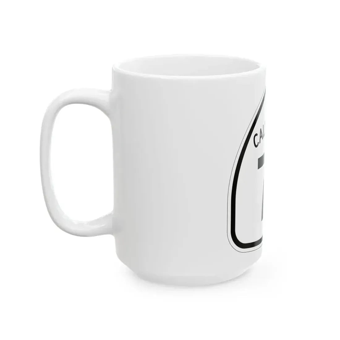 California 71 1957 (California) (Road Sign) White Coffee Mug - Go Mug Yourself