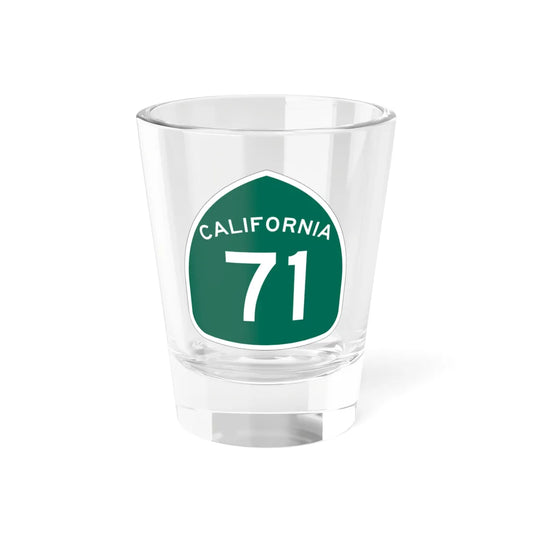 California 71 (California) (Road Sign) Shot Glass 1.5oz 1.5oz - Go Mug Yourself