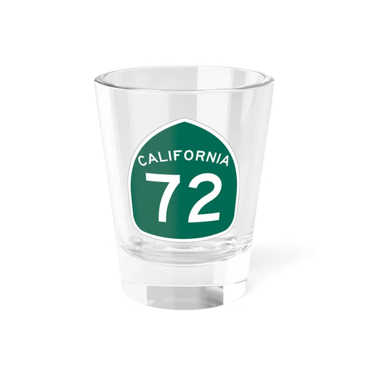 California 72 (California) (Road Sign) Shot Glass 1.5oz 1.5oz - Go Mug Yourself