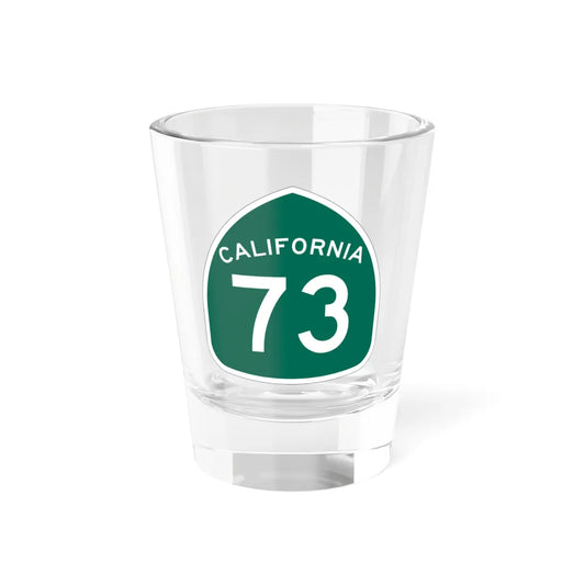 California 73 (California) (Road Sign) Shot Glass 1.5oz 1.5oz - Go Mug Yourself