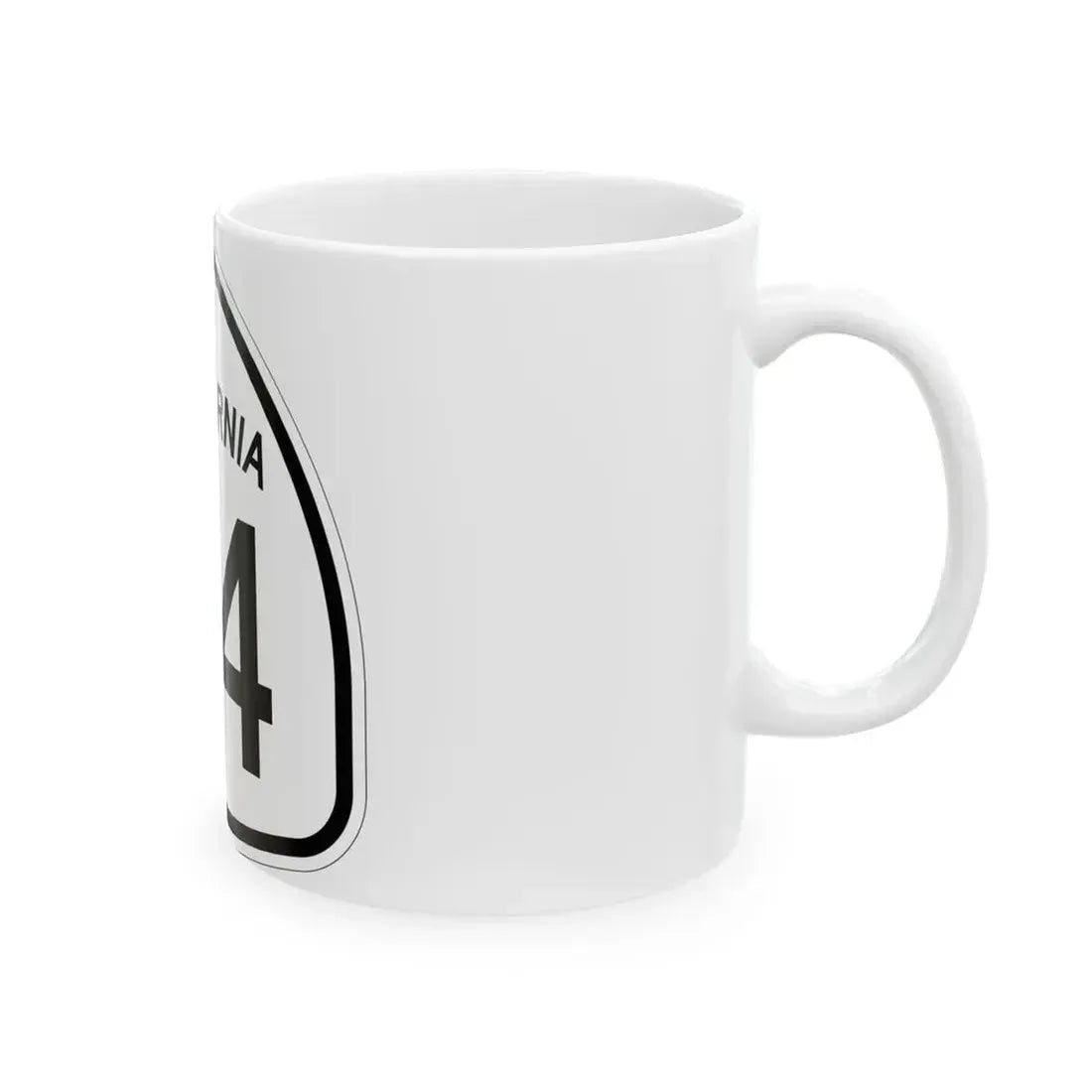 California 74 1957 (California) (Road Sign) White Coffee Mug - Go Mug Yourself