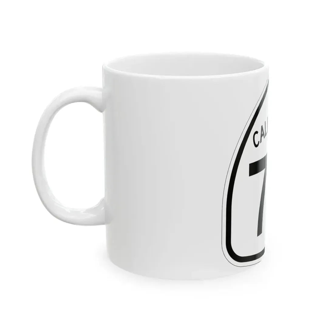 California 74 1957 (California) (Road Sign) White Coffee Mug - Go Mug Yourself