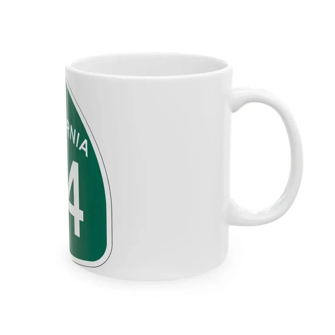 California 74 (California) (Road Sign) White Coffee Mug - Go Mug Yourself