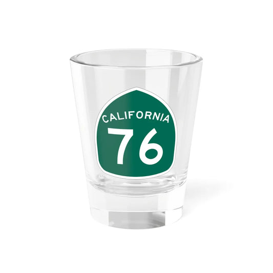 California 76 (California) (Road Sign) Shot Glass 1.5oz 1.5oz - Go Mug Yourself