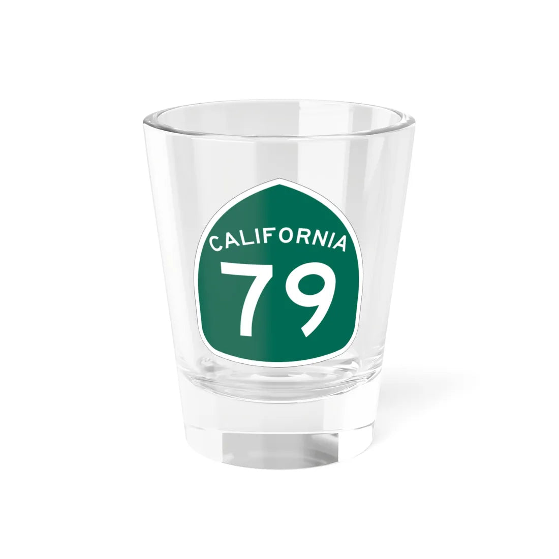 California 79 (California) (Road Sign) Shot Glass 1.5oz 1.5oz - Go Mug Yourself