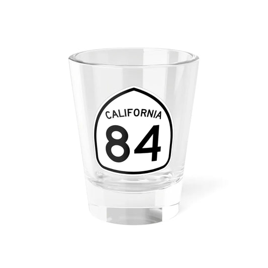 California 84 1957 (California) (Road Sign) Shot Glass 1.5oz 1.5oz - Go Mug Yourself