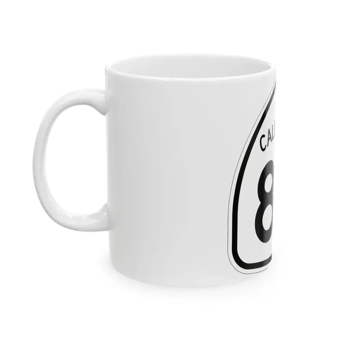 California 84 1957 (California) (Road Sign) White Coffee Mug - Go Mug Yourself