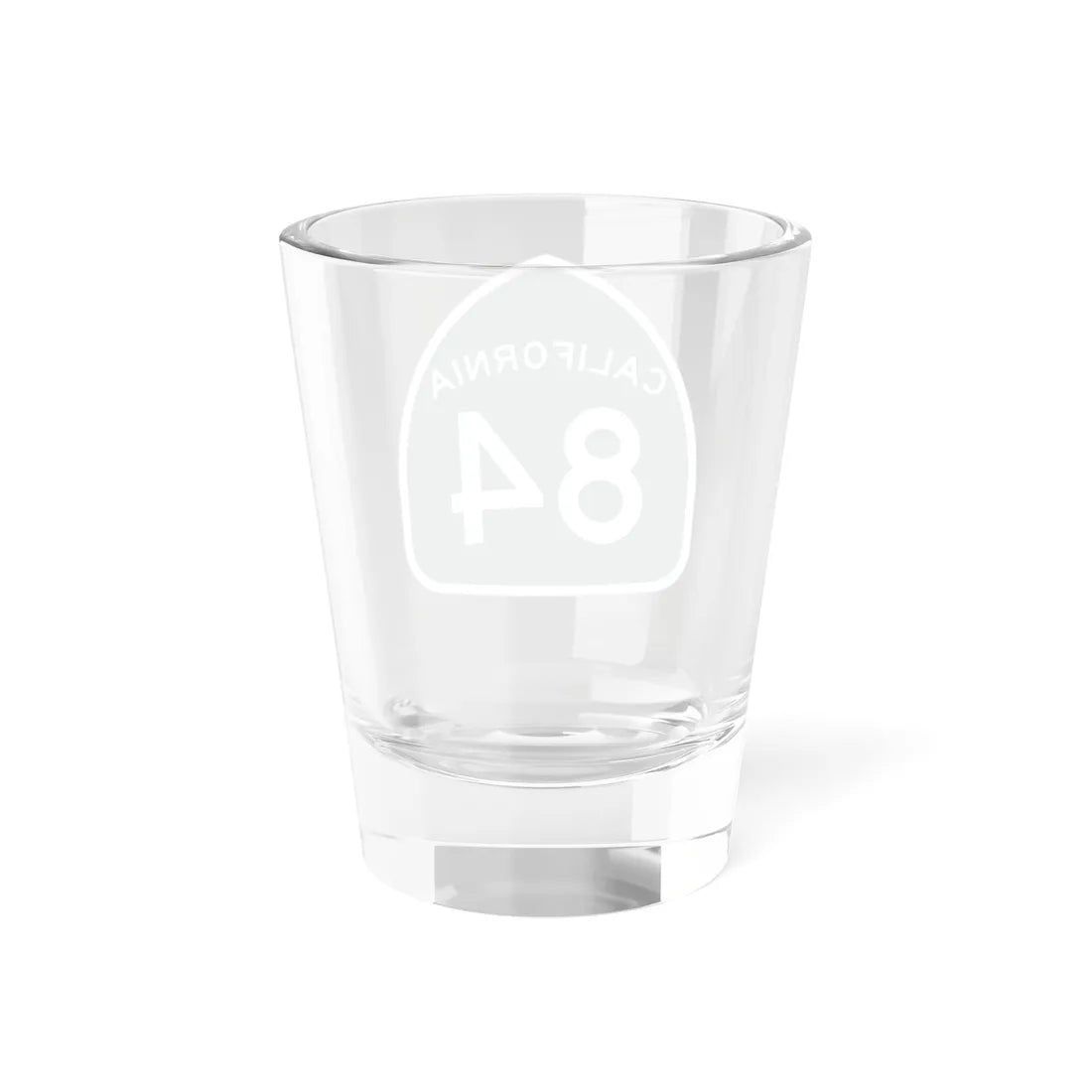 California 84 (California) (Road Sign) Shot Glass 1.5oz - Go Mug Yourself