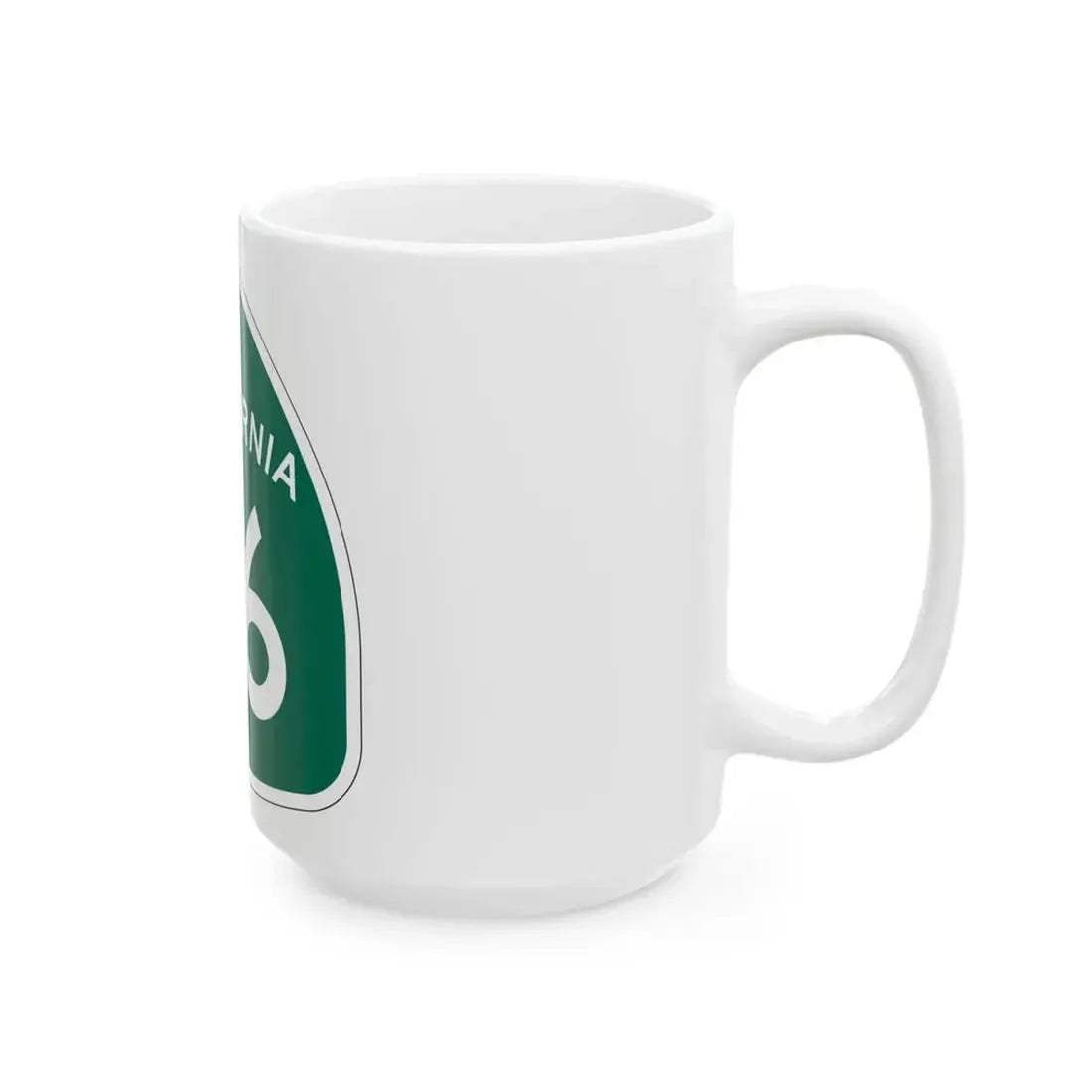 California 86 (California) (Road Sign) White Coffee Mug - Go Mug Yourself