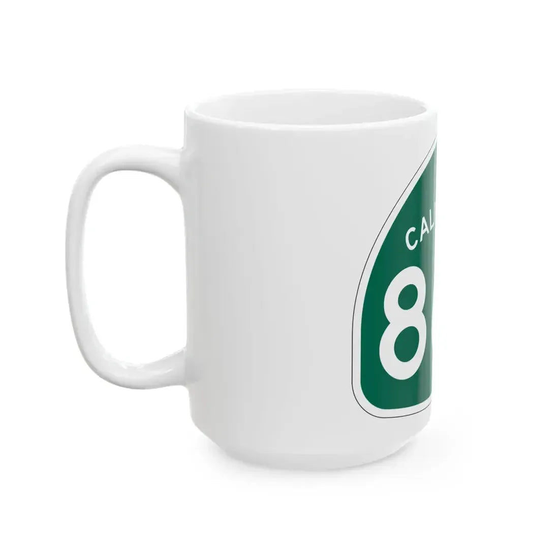 California 86S (California) (Road Sign) White Coffee Mug - Go Mug Yourself