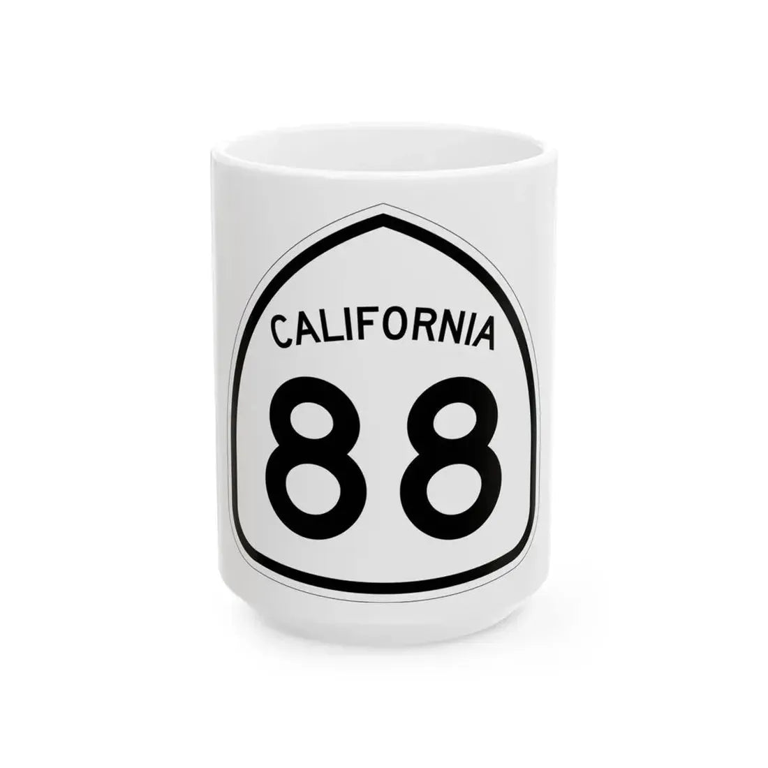 California 88 1957 (California) (Road Sign) White Coffee Mug - Go Mug Yourself