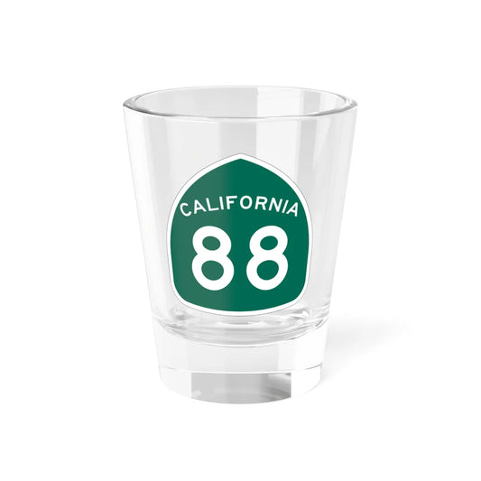 California 88 (California) (Road Sign) Shot Glass 1.5oz 1.5oz - Go Mug Yourself