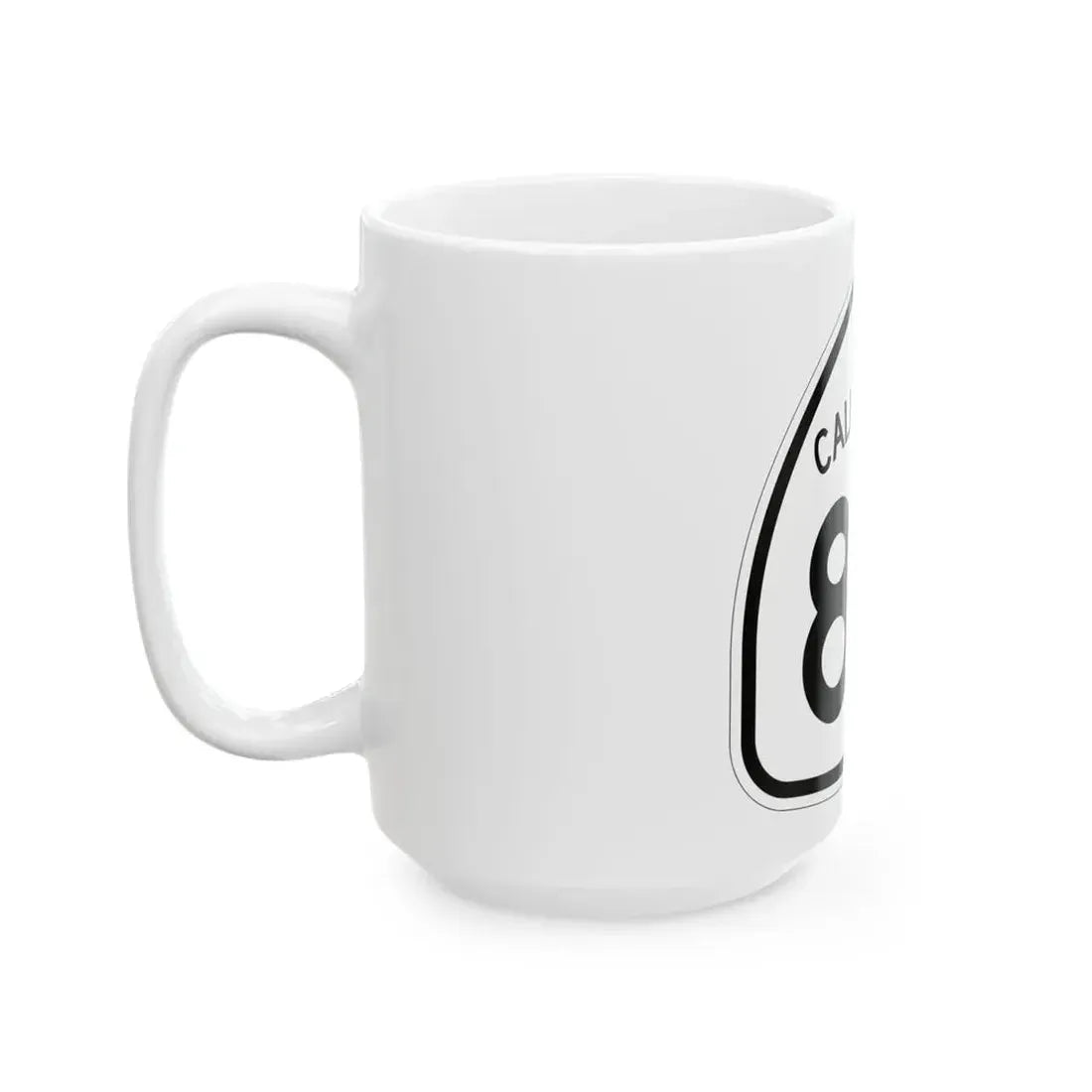 California 89 1957 (California) (Road Sign) White Coffee Mug - Go Mug Yourself