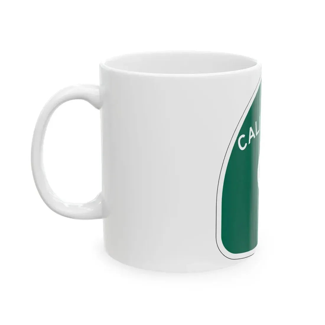 California 9 (California) (Road Sign) White Coffee Mug - Go Mug Yourself