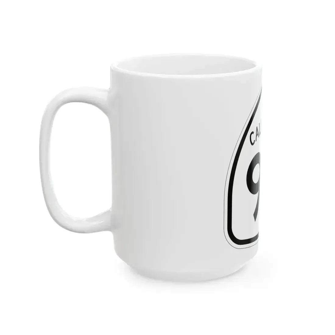 California 94 1957 (California) (Road Sign) White Coffee Mug - Go Mug Yourself