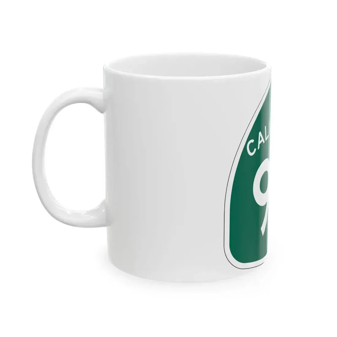 California 94 (California) (Road Sign) White Coffee Mug - Go Mug Yourself