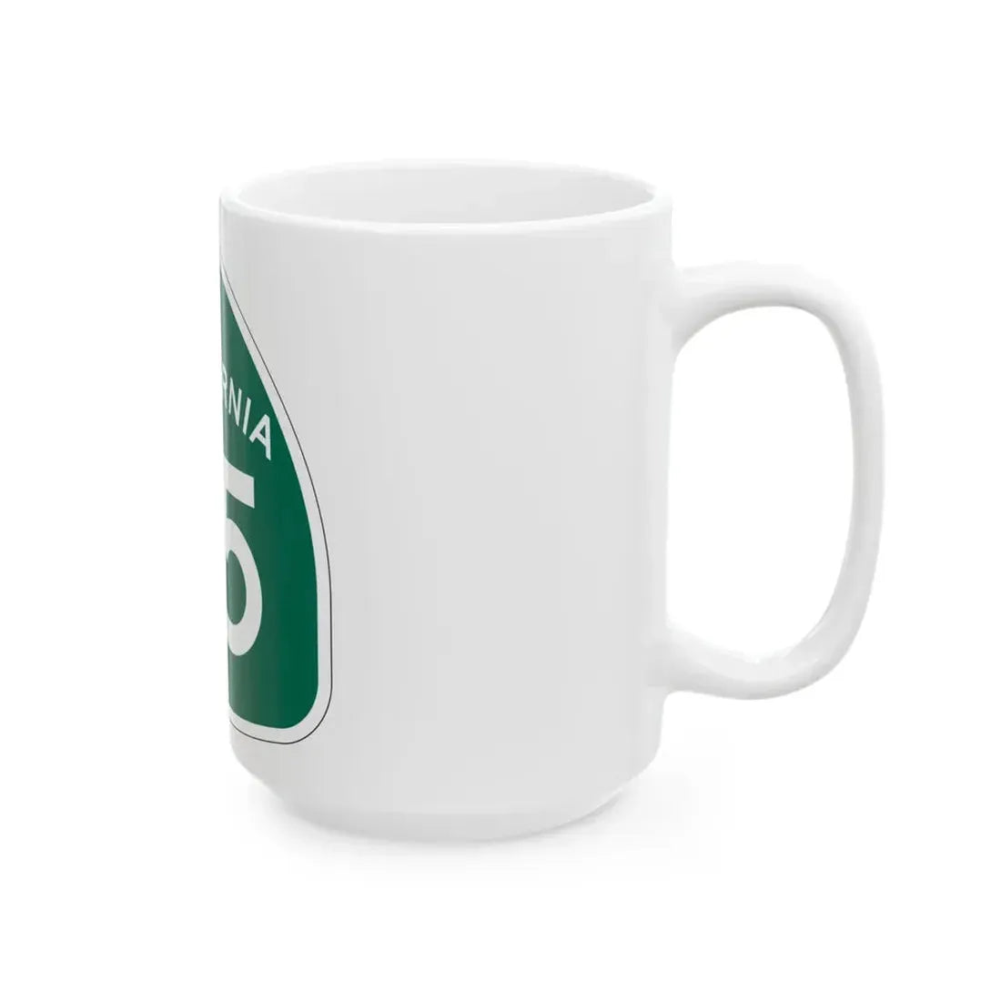 California 95 (California) (Road Sign) White Coffee Mug - Go Mug Yourself