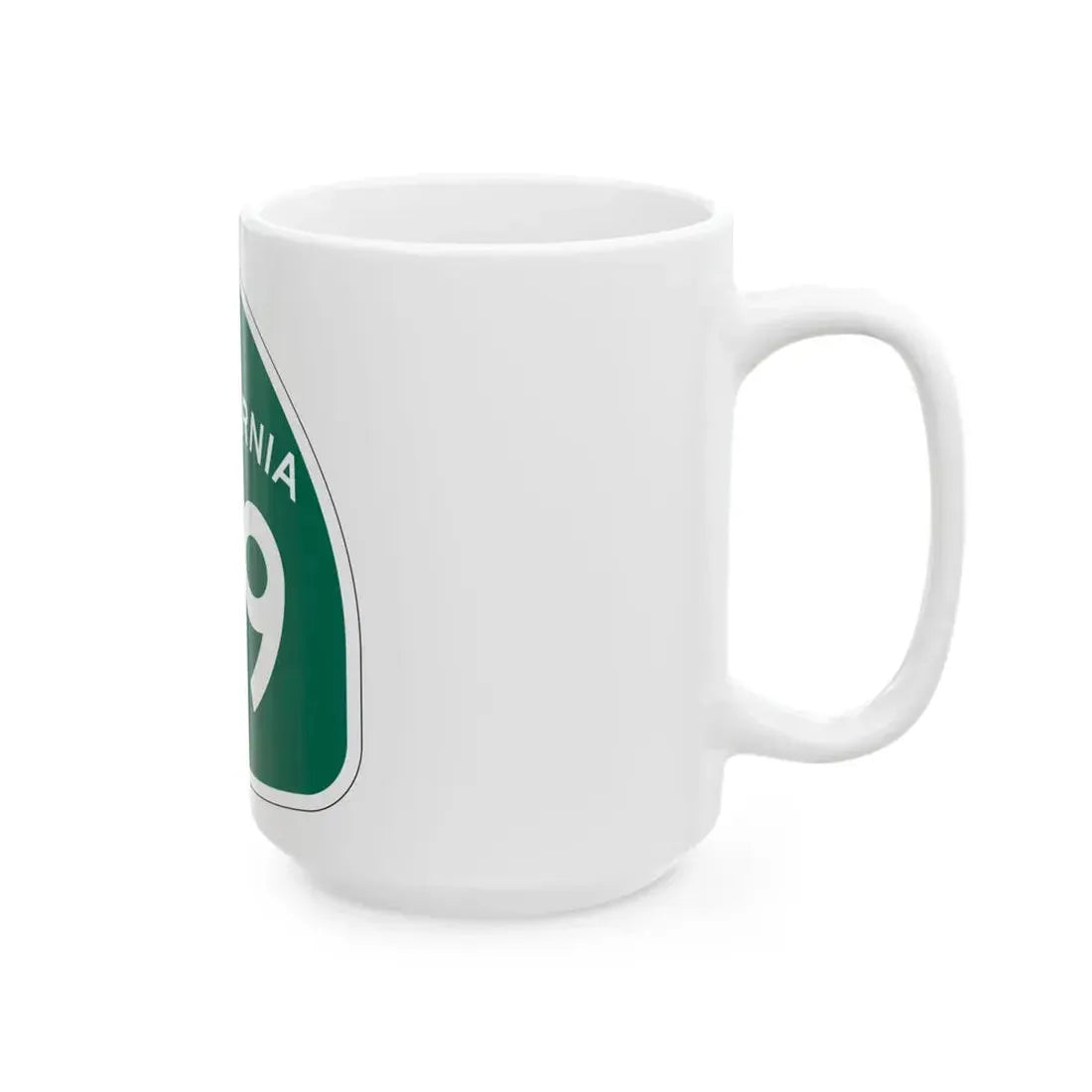 California 99 (California) (Road Sign) White Coffee Mug - Go Mug Yourself