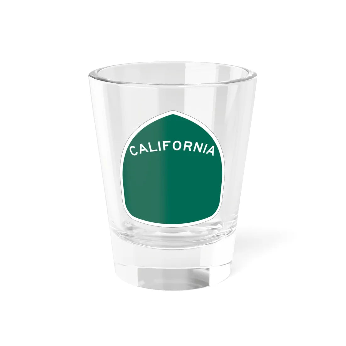 California blank (California) (Road Sign) Shot Glass 1.5oz 1.5oz - Go Mug Yourself