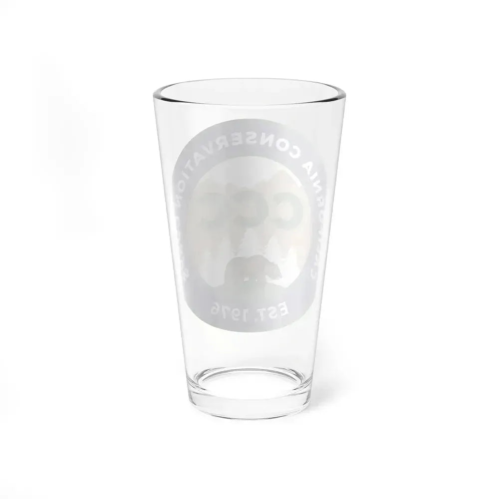California Conservation Corps - Pint Glass 16oz - Go Mug Yourself