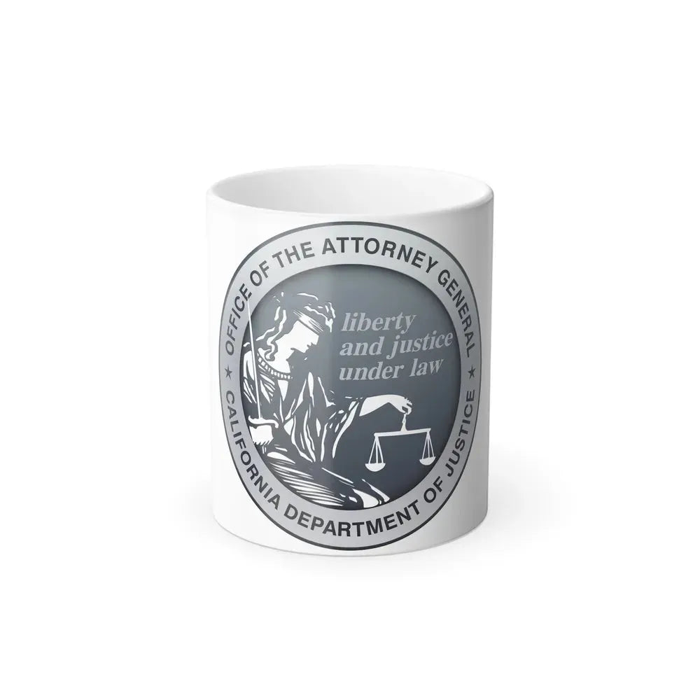 California Department of Justice - Color Changing Coffee Mug 11oz - Go Mug Yourself
