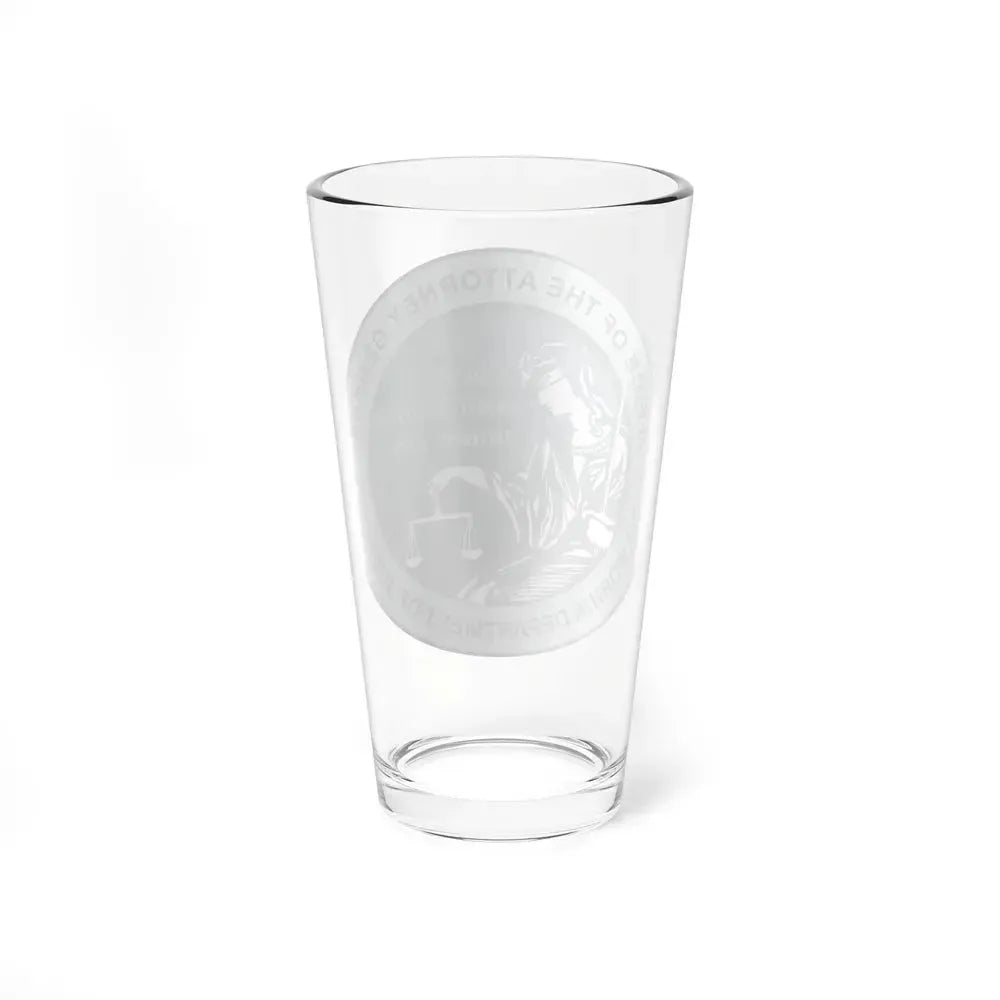 California Department of Justice - Pint Glass 16oz - Go Mug Yourself