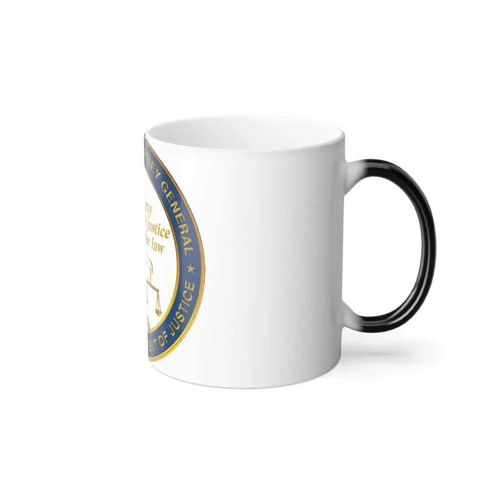 California Department of Justice v2 - Color Changing Coffee Mug - Go Mug Yourself