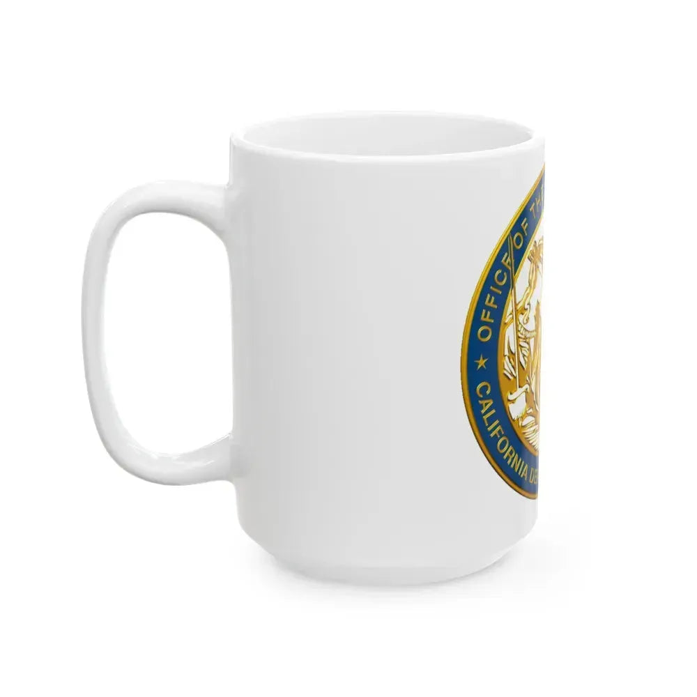 California Department of Justice v2 - White Coffee Mug - Go Mug Yourself