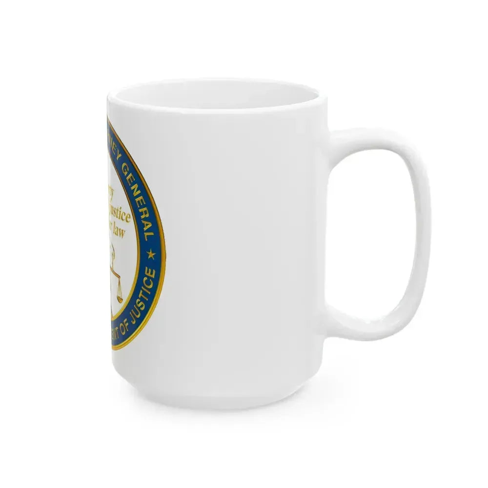 California Department of Justice v2 - White Coffee Mug - Go Mug Yourself