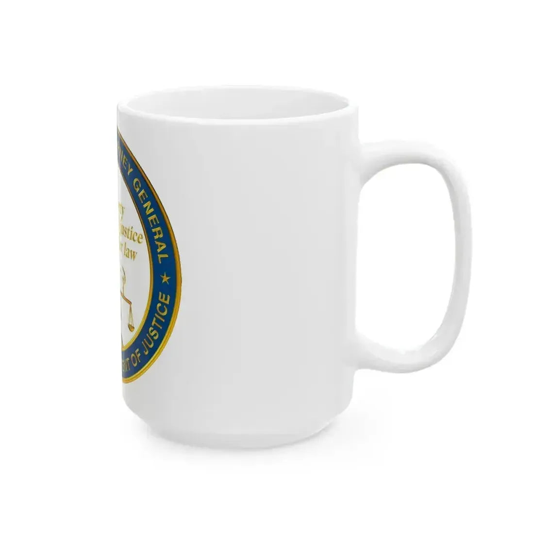 California Department of Justice v2 - White Coffee Mug - Go Mug Yourself