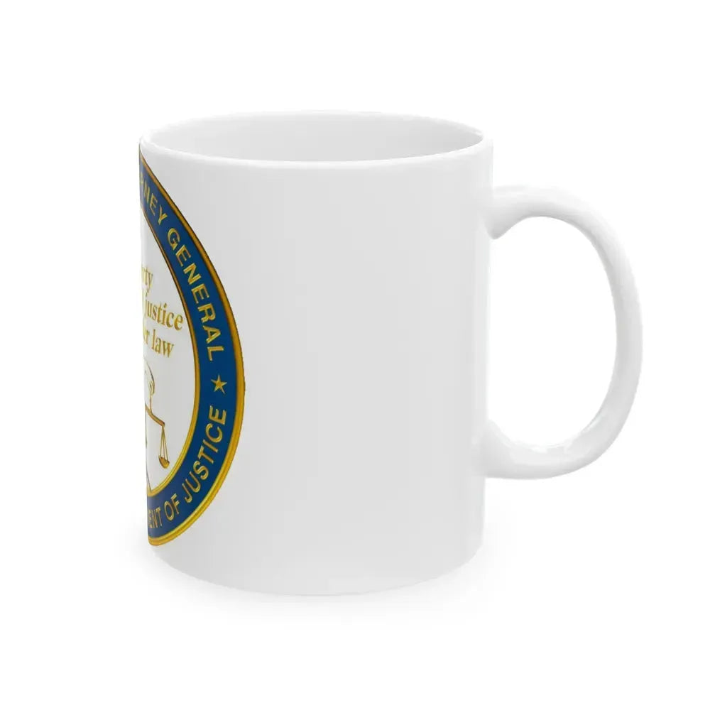 California Department of Justice v2 - White Coffee Mug - Go Mug Yourself