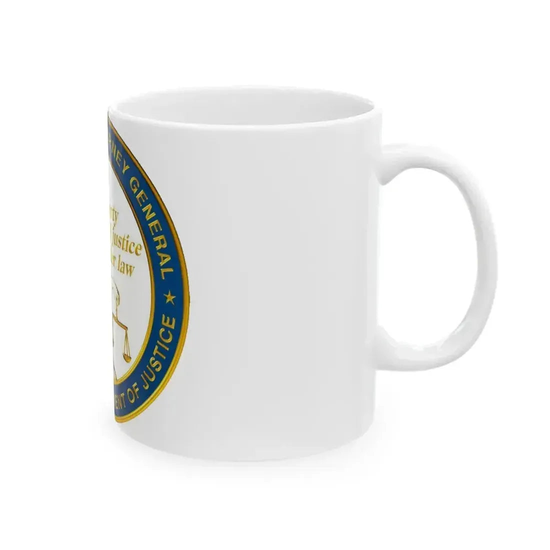 California Department of Justice v2 - White Coffee Mug - Go Mug Yourself