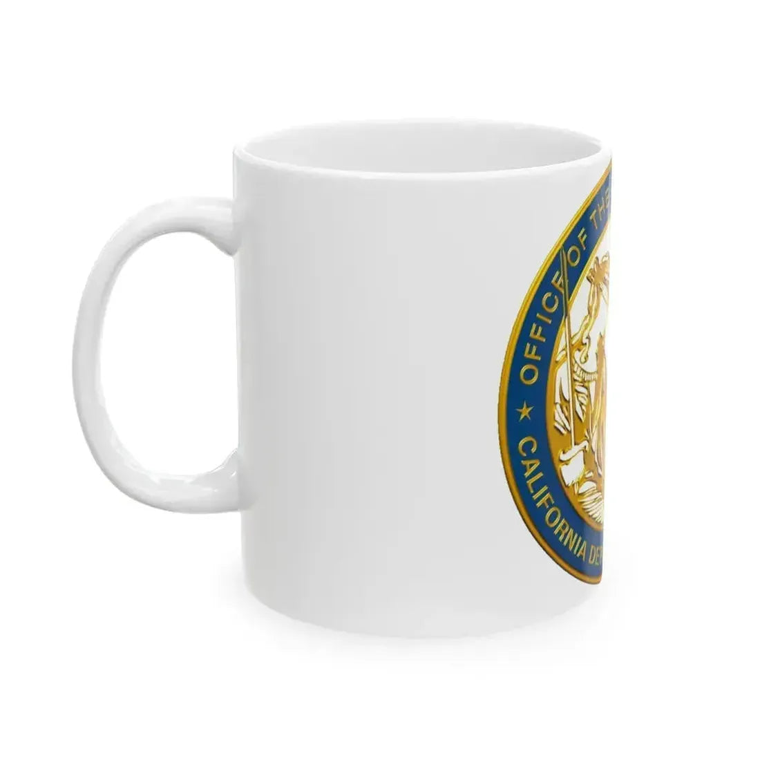 California Department of Justice v2 - White Coffee Mug - Go Mug Yourself