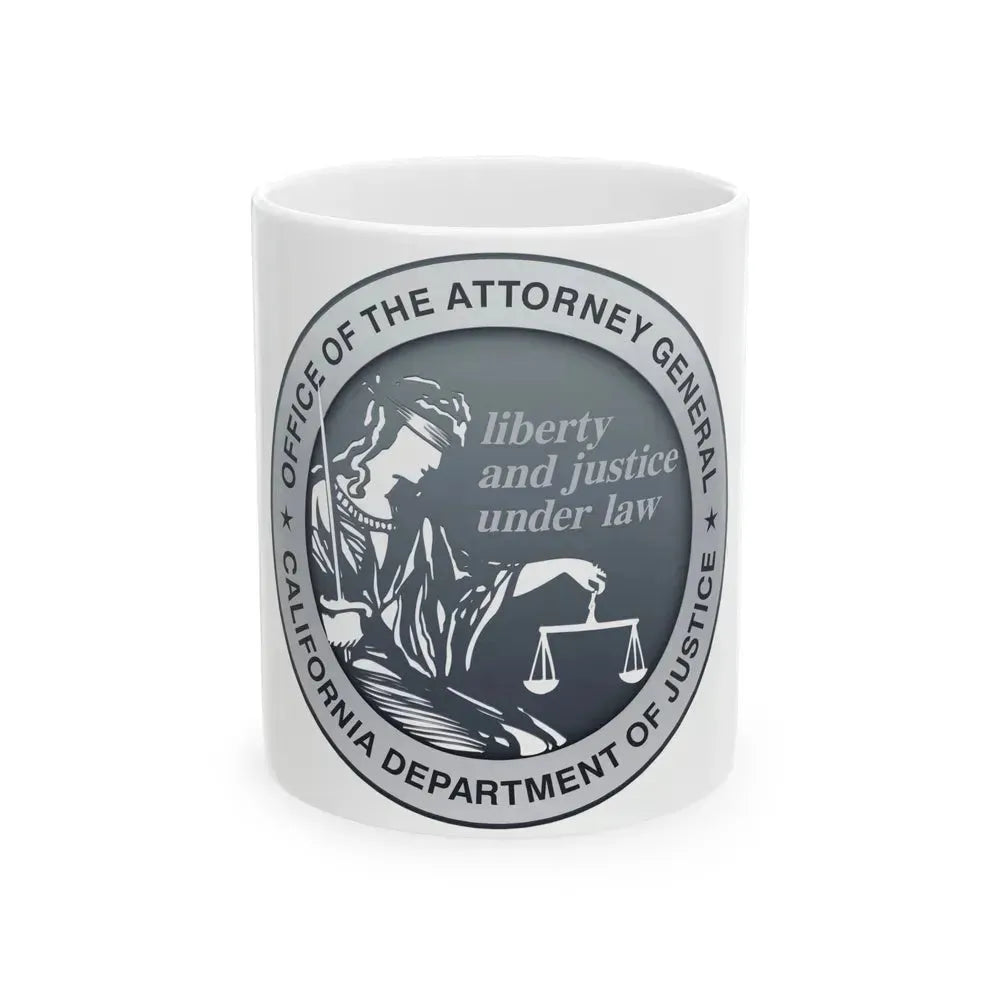 California Department of Justice - White Coffee Mug 11oz - Go Mug Yourself
