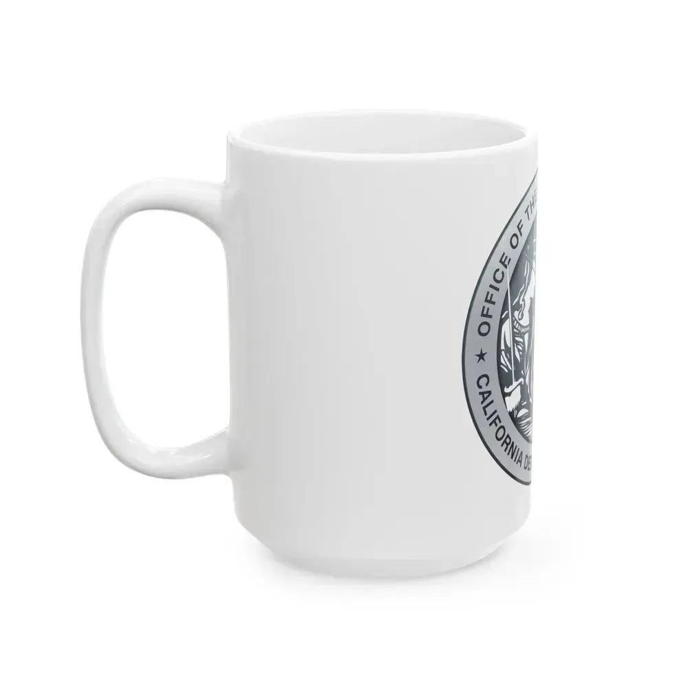 California Department of Justice - White Coffee Mug - Go Mug Yourself