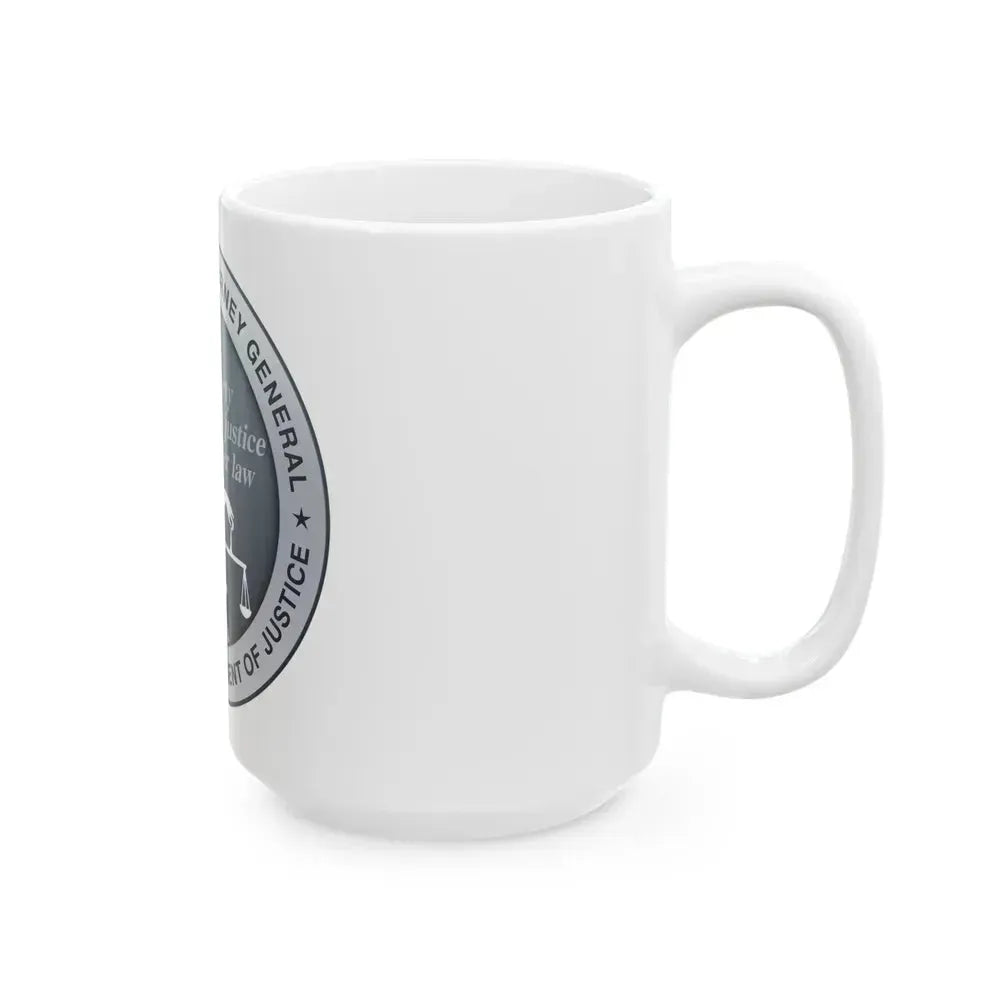 California Department of Justice - White Coffee Mug - Go Mug Yourself