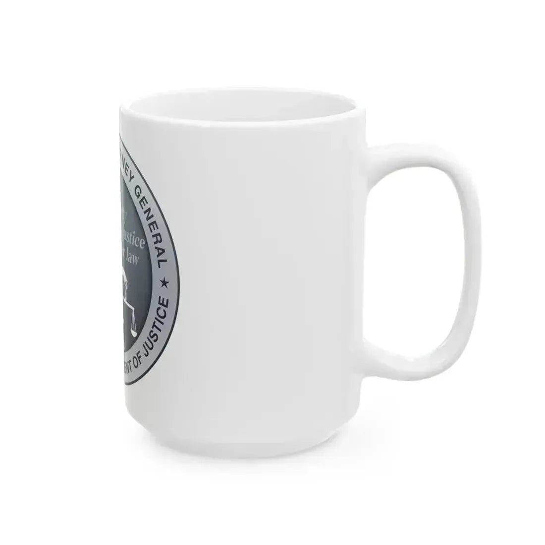 California Department of Justice - White Coffee Mug - Go Mug Yourself