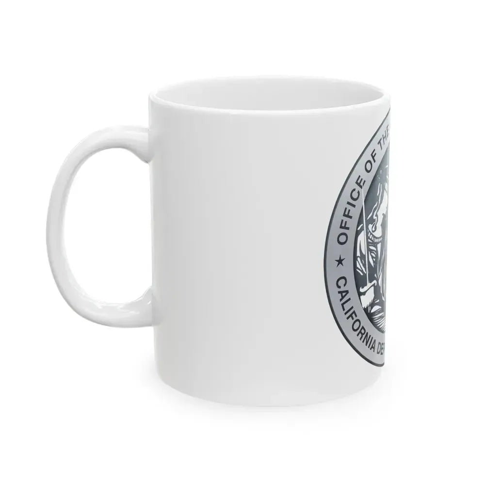 California Department of Justice - White Coffee Mug - Go Mug Yourself