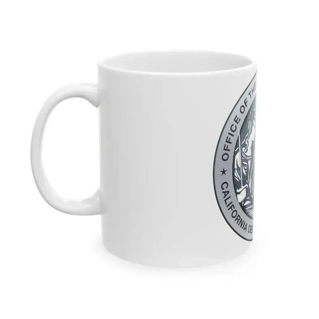 California Department of Justice - White Coffee Mug - Go Mug Yourself
