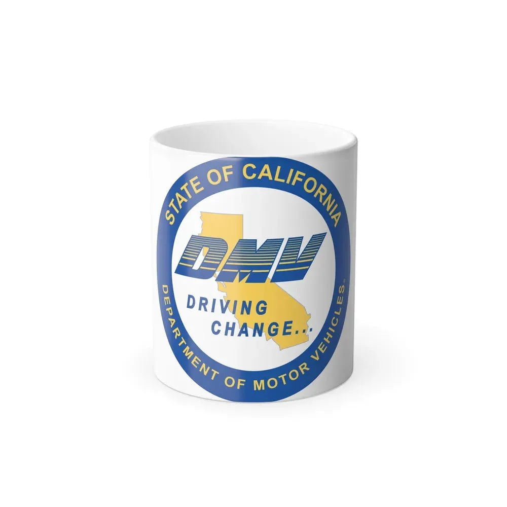 California Department of Motor Vehicles - Color Changing Coffee Mug 11oz - Go Mug Yourself