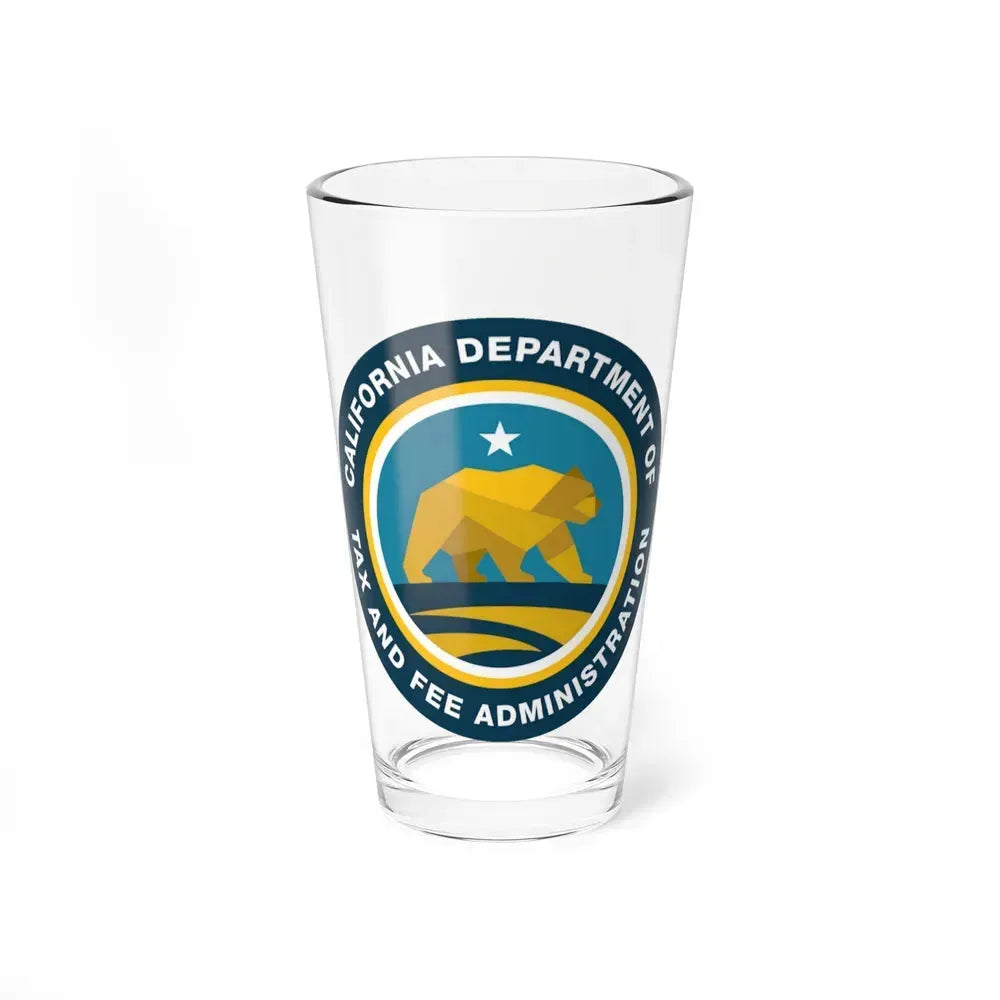 California Department of Tax and Fee Administration - Pint Glass 16oz 16oz - Go Mug Yourself