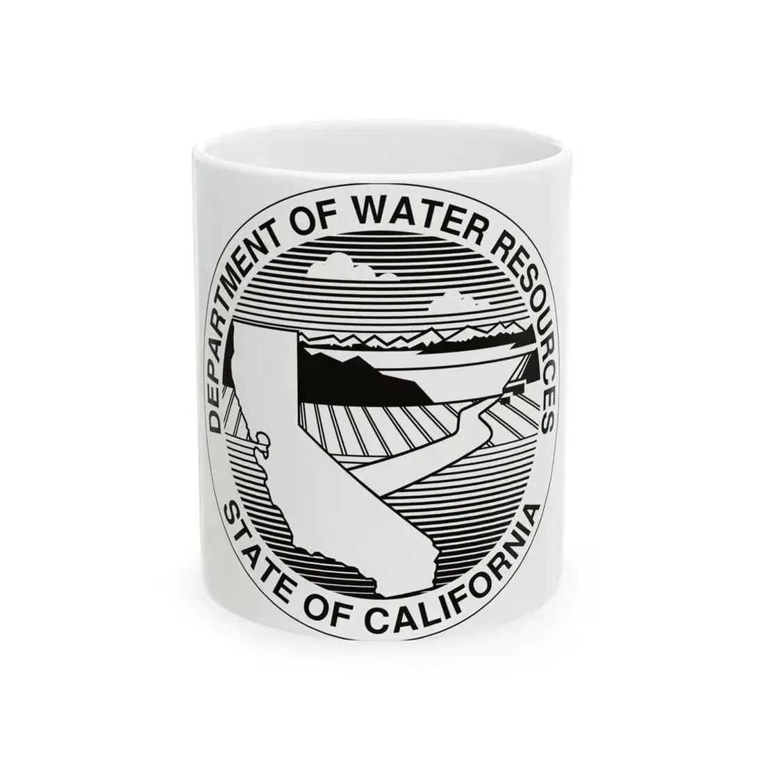 California Department of Water Resources - White Coffee Mug 11oz - Go Mug Yourself