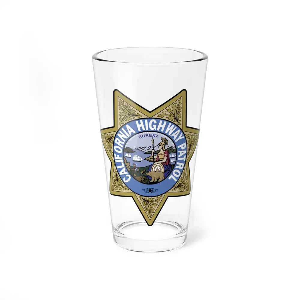 California Highway Patrol 2 - Pint Glass 16oz 16oz - Go Mug Yourself