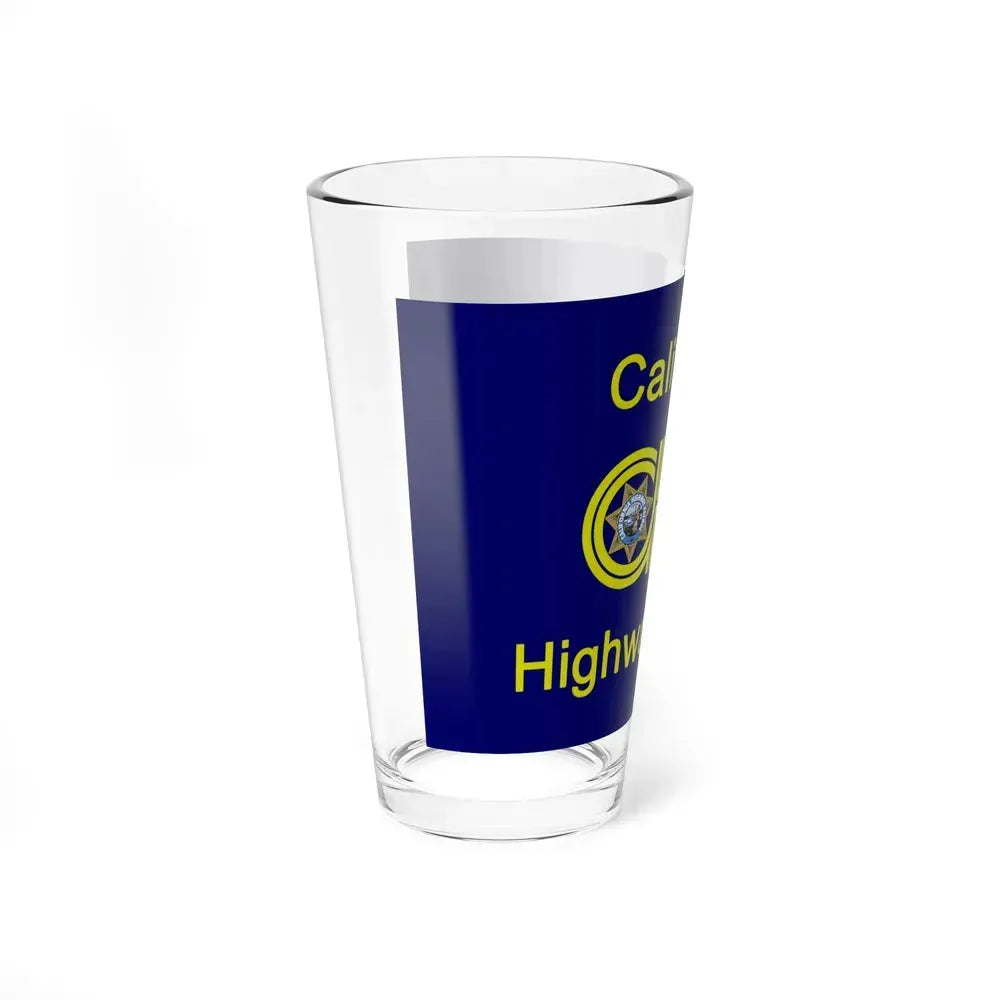 California Highway Patrol Flag - Pint Glass 16oz - Go Mug Yourself