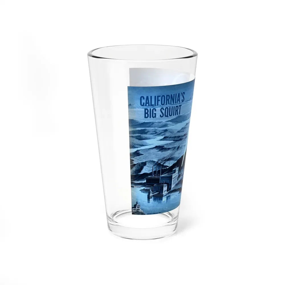 California's Big Squirt, 1951 (Magazine Illustration) Pint Glass 16oz - Go Mug Yourself